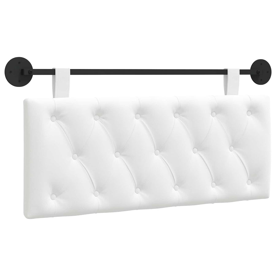 Hangend Hoofdeinde Wandgemonteerd Wit 110 x 55 x 7 cm Stof