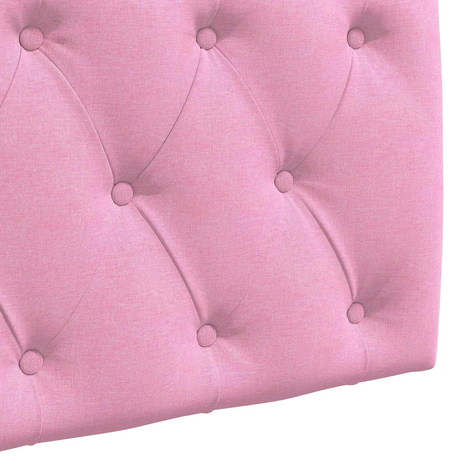 Hangend Hoofdeinde Wandgemonteerd Roze 110 x 55 x 7 cm Stof