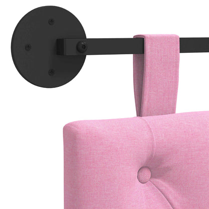 Hangend Hoofdeinde Wandgemonteerd Roze 110 x 55 x 7 cm Stof