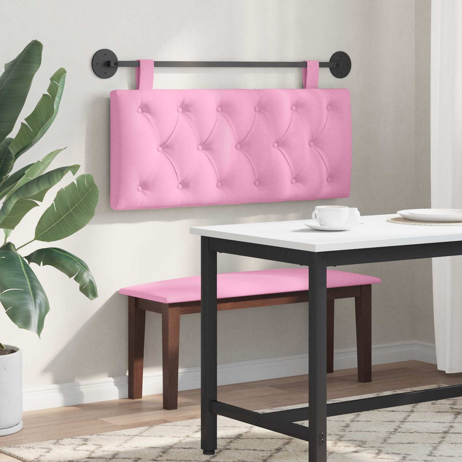 Hangend Hoofdeinde Wandgemonteerd Roze 110 x 55 x 7 cm Stof