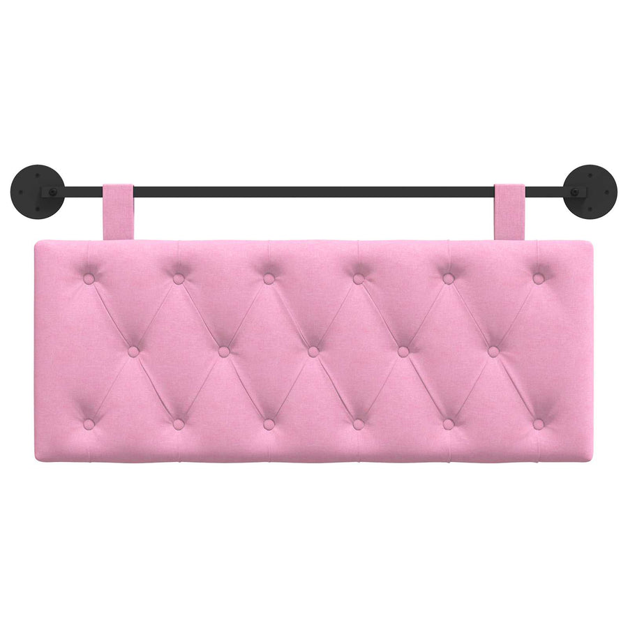 Hangend Hoofdeinde Wandgemonteerd Roze 110 x 55 x 7 cm Stof