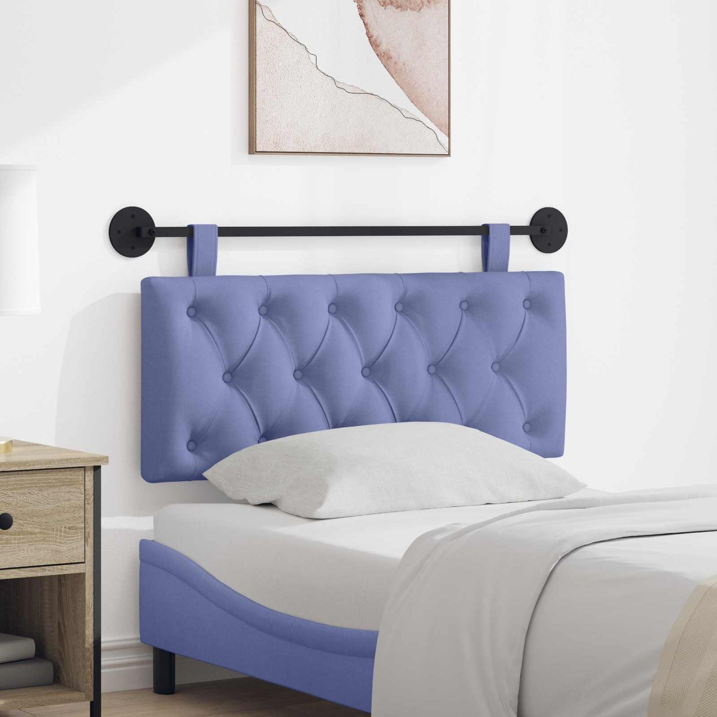 Hangend Hoofdeinde Jeans Blauw 110 x 55 x 7 cm Stof