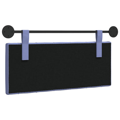 Hangend Hoofdeinde Jeans Blauw 110 x 55 x 7 cm Stof