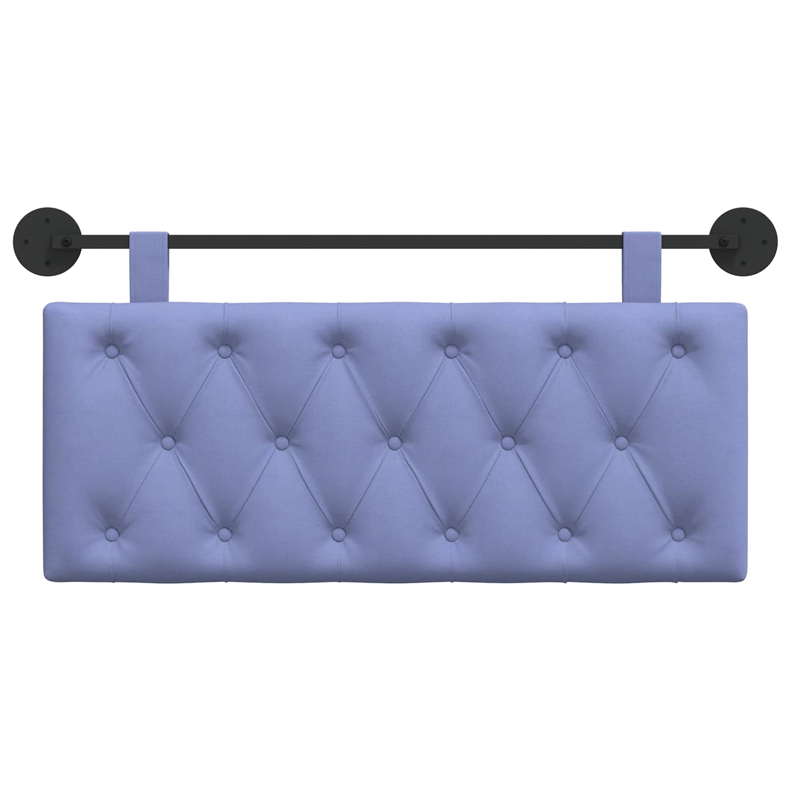Hangend Hoofdeinde Jeans Blauw 110 x 55 x 7 cm Stof