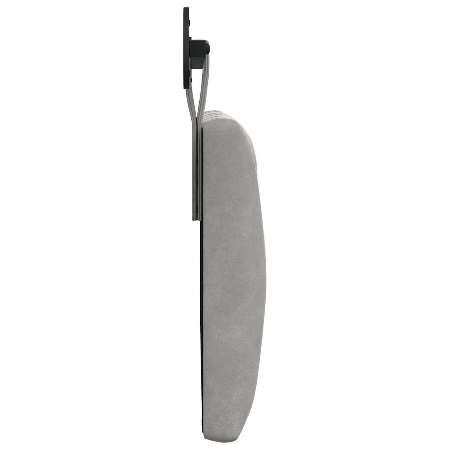 Hangend Hoofdeinde Lichtgrijs 110 x 55 x 7 cm Fluweel