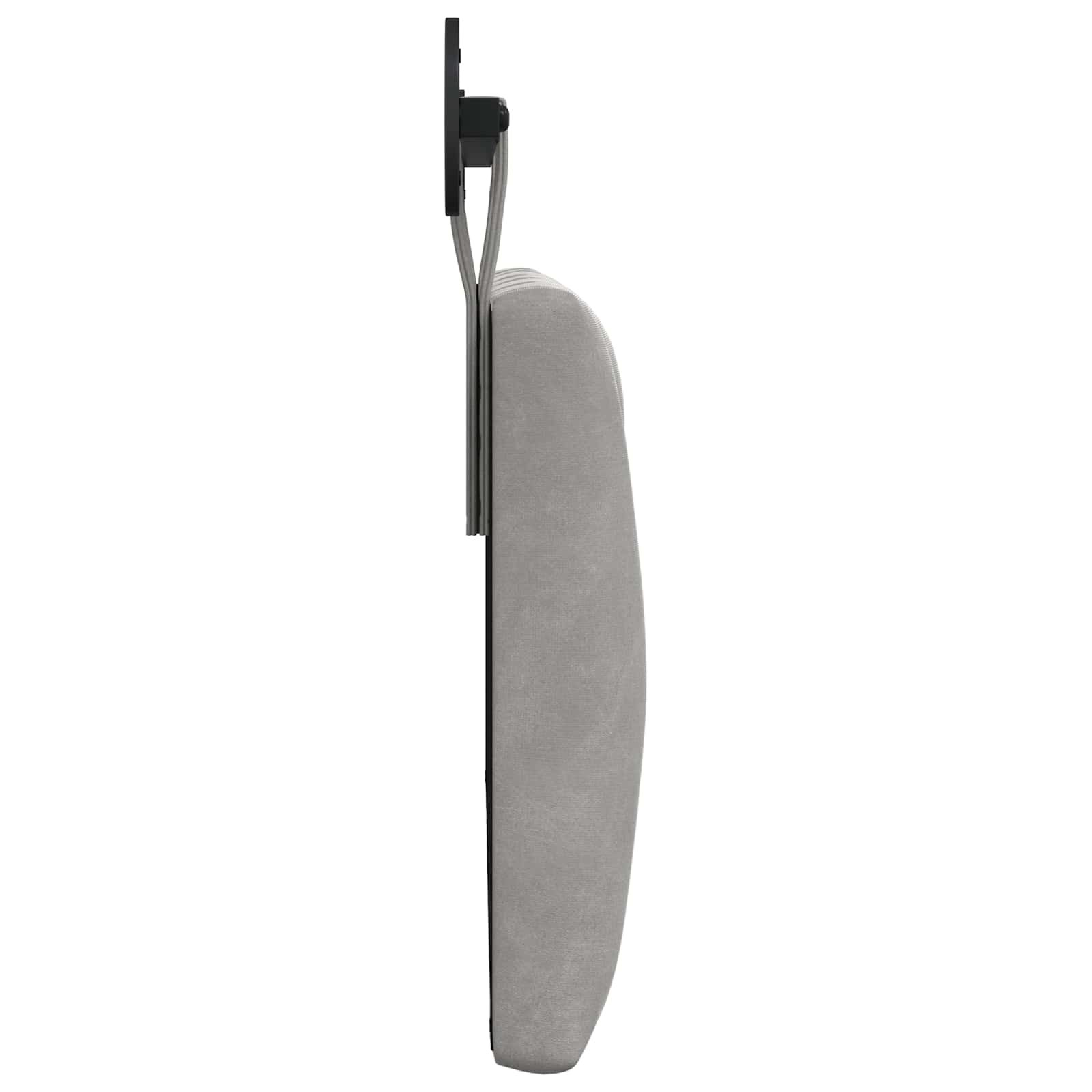 Hangend Hoofdeinde Lichtgrijs 110 x 55 x 7 cm Fluweel