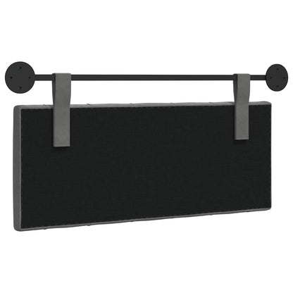 Hangend Hoofdeinde Donkergrijs 110 x 55 x 7 cm Fluweel