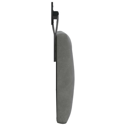 Hangend Hoofdeinde Donkergrijs 110 x 55 x 7 cm Fluweel