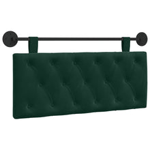 Hangend Hoofdeinde Donkergroen 110 x 55 x 7 cm Fluweel