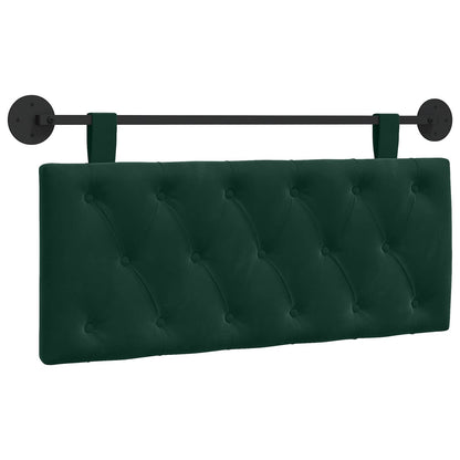 Hangend Hoofdeinde Donkergroen 110 x 55 x 7 cm Fluweel