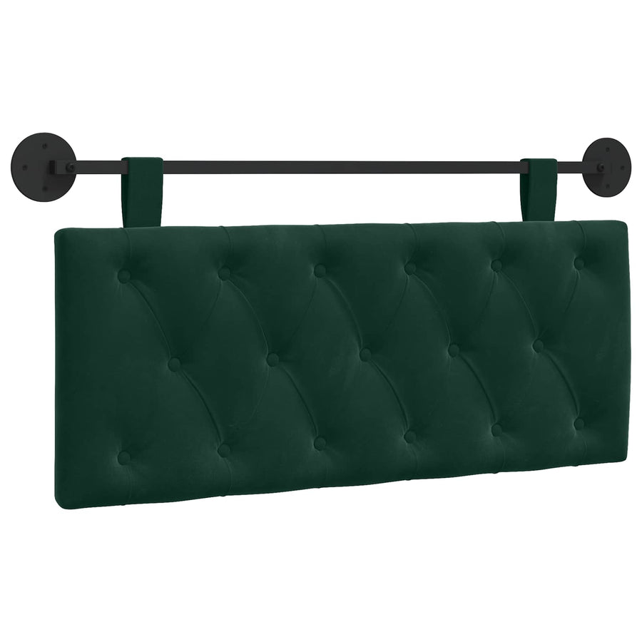 Hangend Hoofdeinde Donkergroen 110 x 55 x 7 cm Fluweel