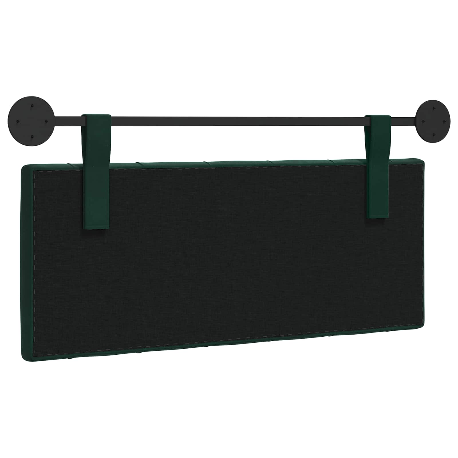 Hangend Hoofdeinde Donkergroen 110 x 55 x 7 cm Fluweel