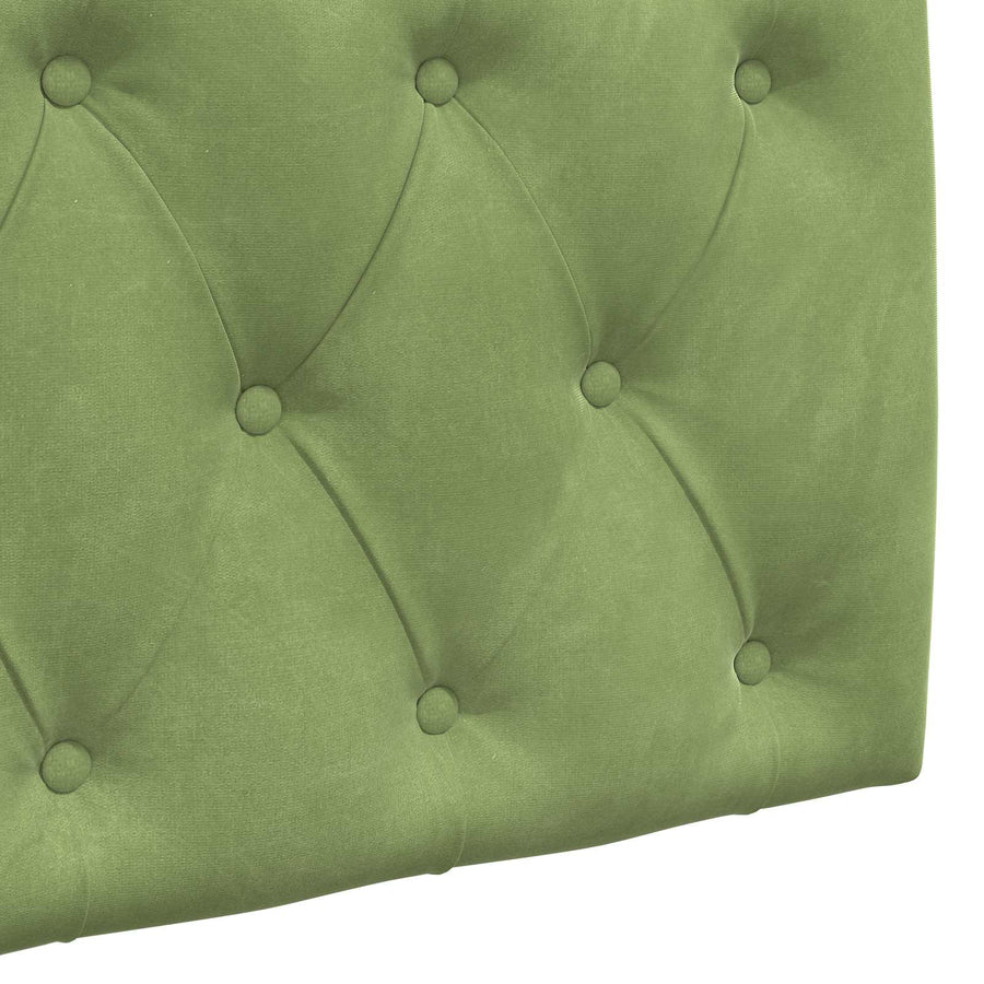 Hangend Hoofdeinde Lichtgroen 110 x 55 x 7 cm Fluweel