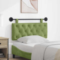 Hangend Hoofdeinde Lichtgroen 110 x 55 x 7 cm Fluweel