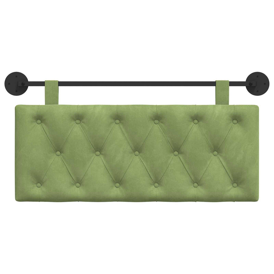 Hangend Hoofdeinde Lichtgroen 110 x 55 x 7 cm Fluweel