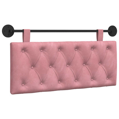 Hangend Hoofdeinde Wandgemonteerd Roze 110 x 55 x 7 cm Fluweel