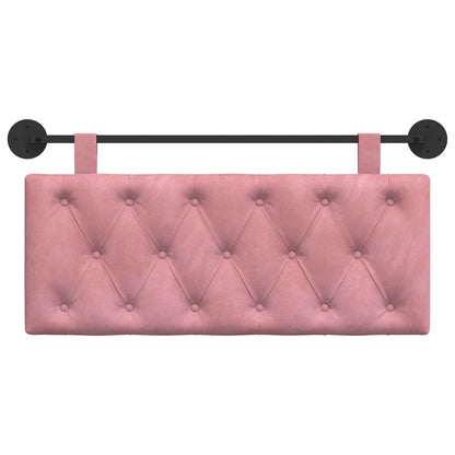 Hangend Hoofdeinde Wandgemonteerd Roze 110 x 55 x 7 cm Fluweel