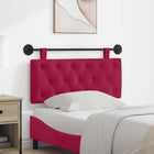 Wall Mounted Headboard Wine Red 110 x 55 x 7 cm Velvet
