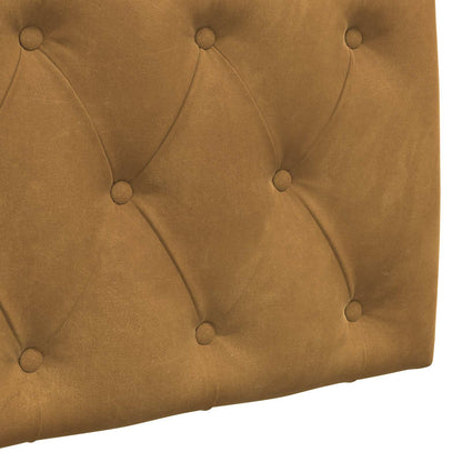 Hangend Hoofdeinde Wandgemonteerd Bruin 110 x 55 x 7 cm Fluweel