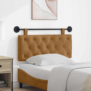 Hoofdeinde 110x55x7 cm fluweel bruin