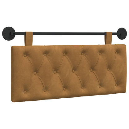Hangend Hoofdeinde Wandgemonteerd Bruin 110 x 55 x 7 cm Fluweel