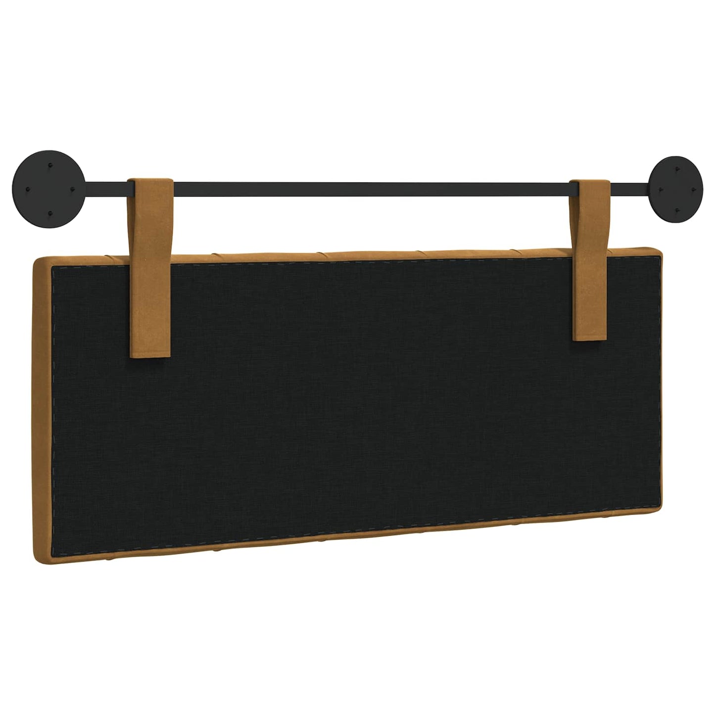Hangend Hoofdeinde Wandgemonteerd Bruin 110 x 55 x 7 cm Fluweel