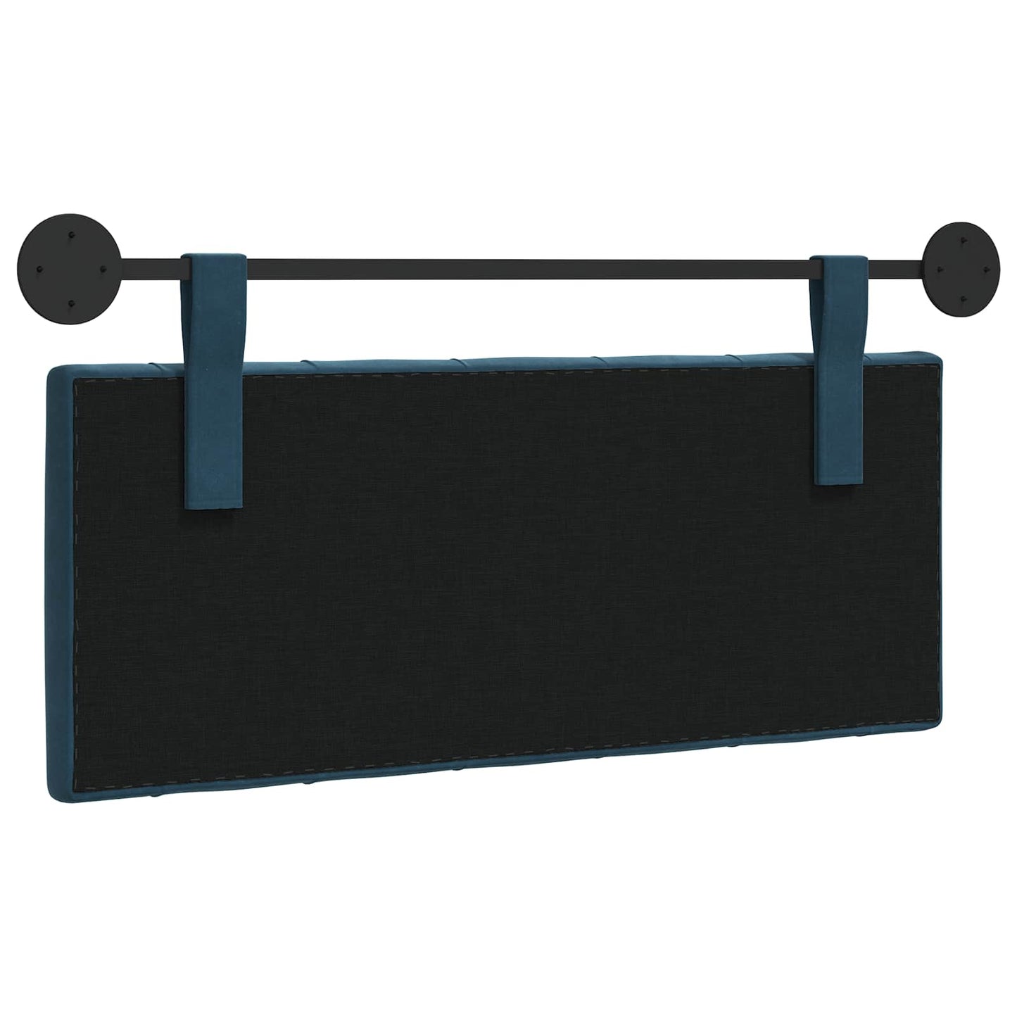 Hangend Hoofdeinde Wandgemonteerd Blauw 110 x 55 x 7 cm Fluweel