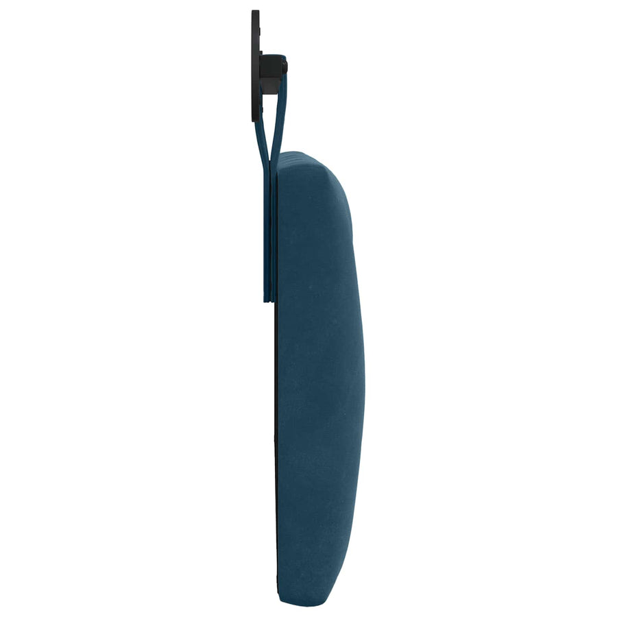 Hangend Hoofdeinde Wandgemonteerd Blauw 110 x 55 x 7 cm Fluweel