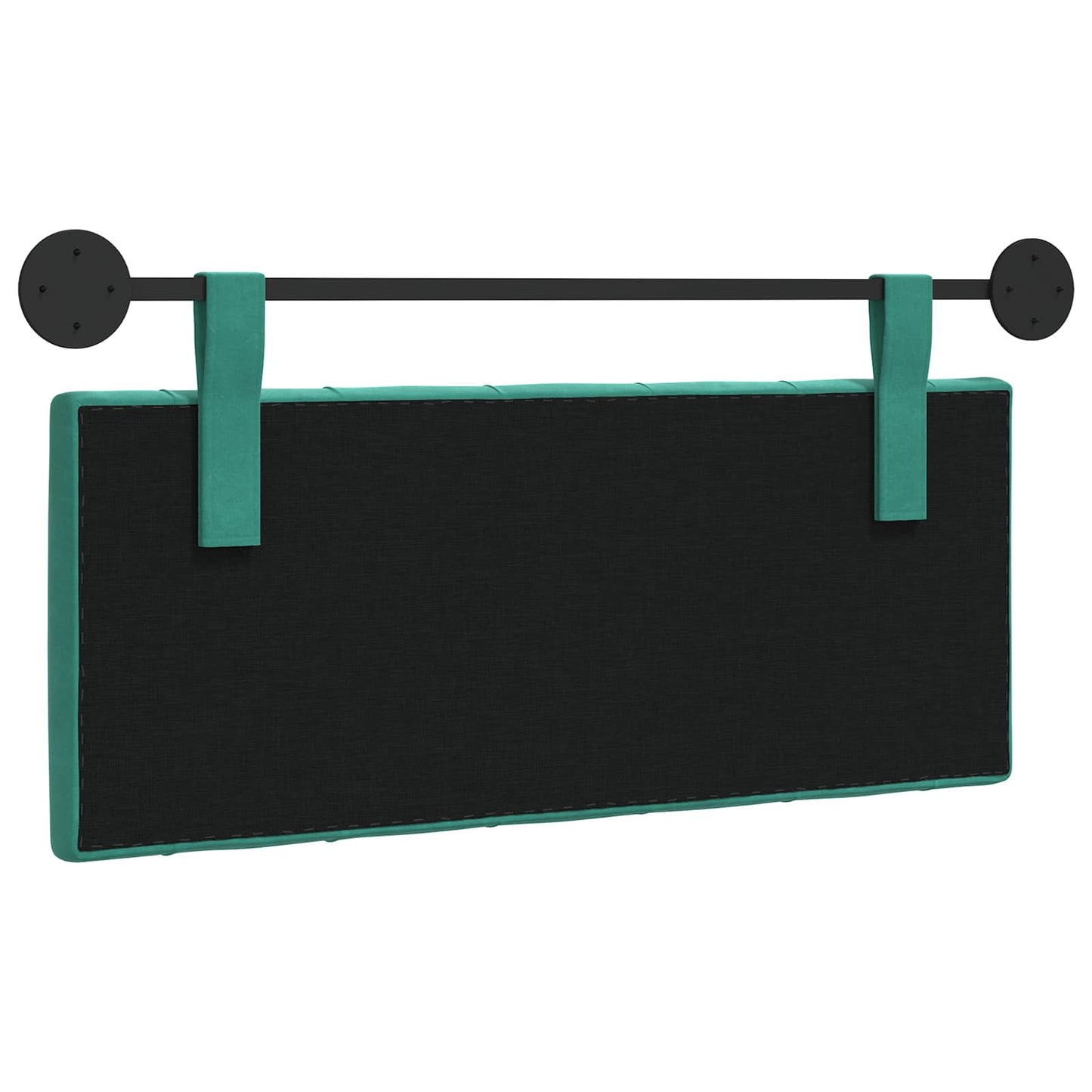 Hangend Hoofdeinde Turquoise 110 x 55 x 7 cm Fluweel