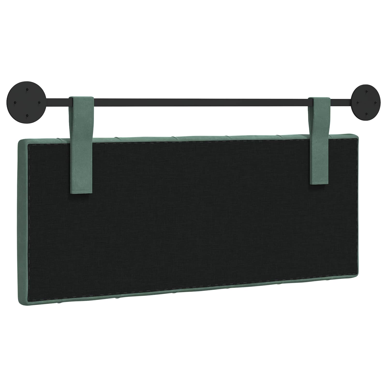 Hangend Hoofdeinde Zeegroen 110 x 55 x 7 cm Fluweel