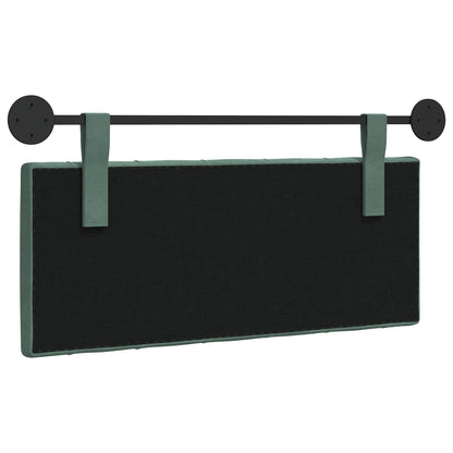 Hangend Hoofdeinde Zeegroen 110 x 55 x 7 cm Fluweel