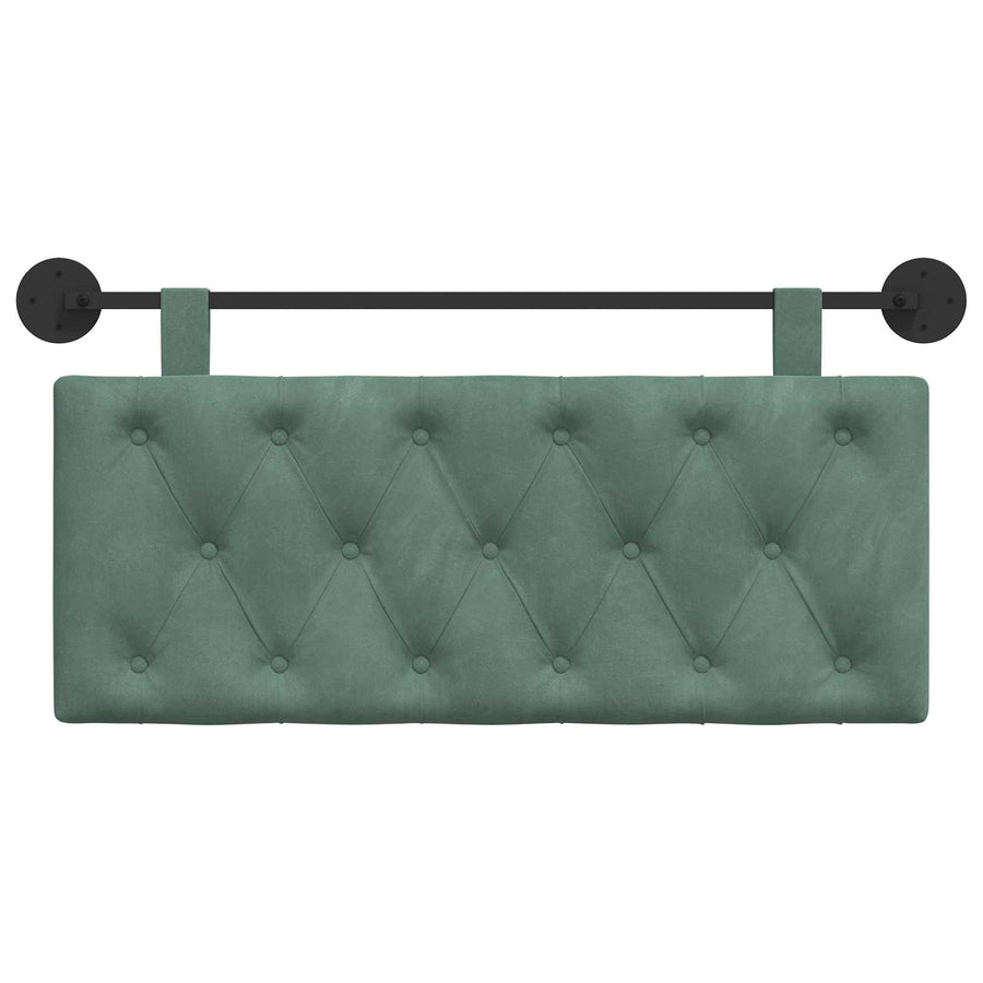Hangend Hoofdeinde Zeegroen 110 x 55 x 7 cm Fluweel
