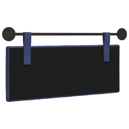 Hangend Hoofdeinde Politieblauw 110 x 55 x 7 cm Fluweel