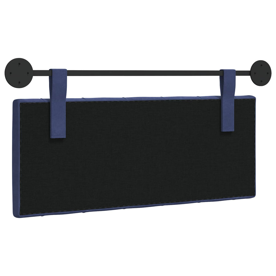 Hangend Hoofdeinde Politieblauw 110 x 55 x 7 cm Fluweel