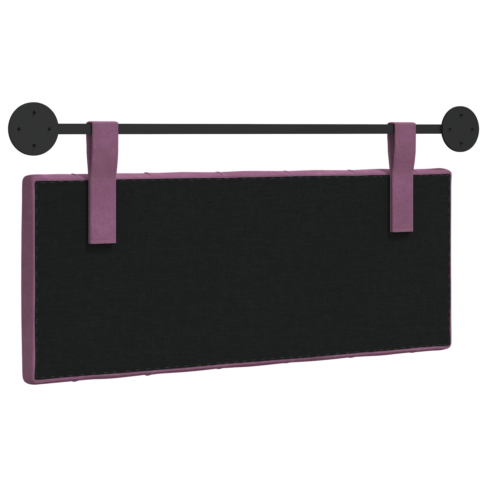Hangend Hoofdeinde Wandgemonteerd Paars 110 x 55 x 7 cm Fluweel