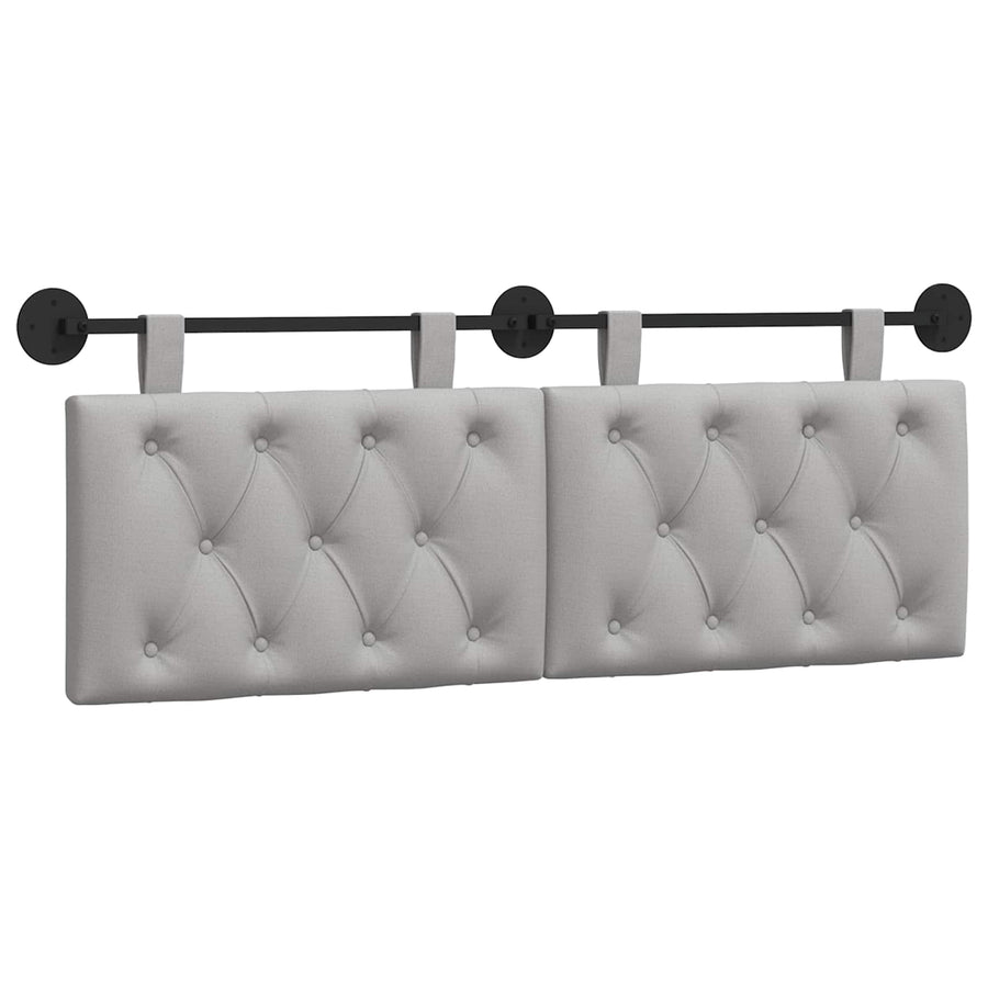 Hangend Hoofdeinde Wolkengrijs 130 x 55 x 7 cm Stof