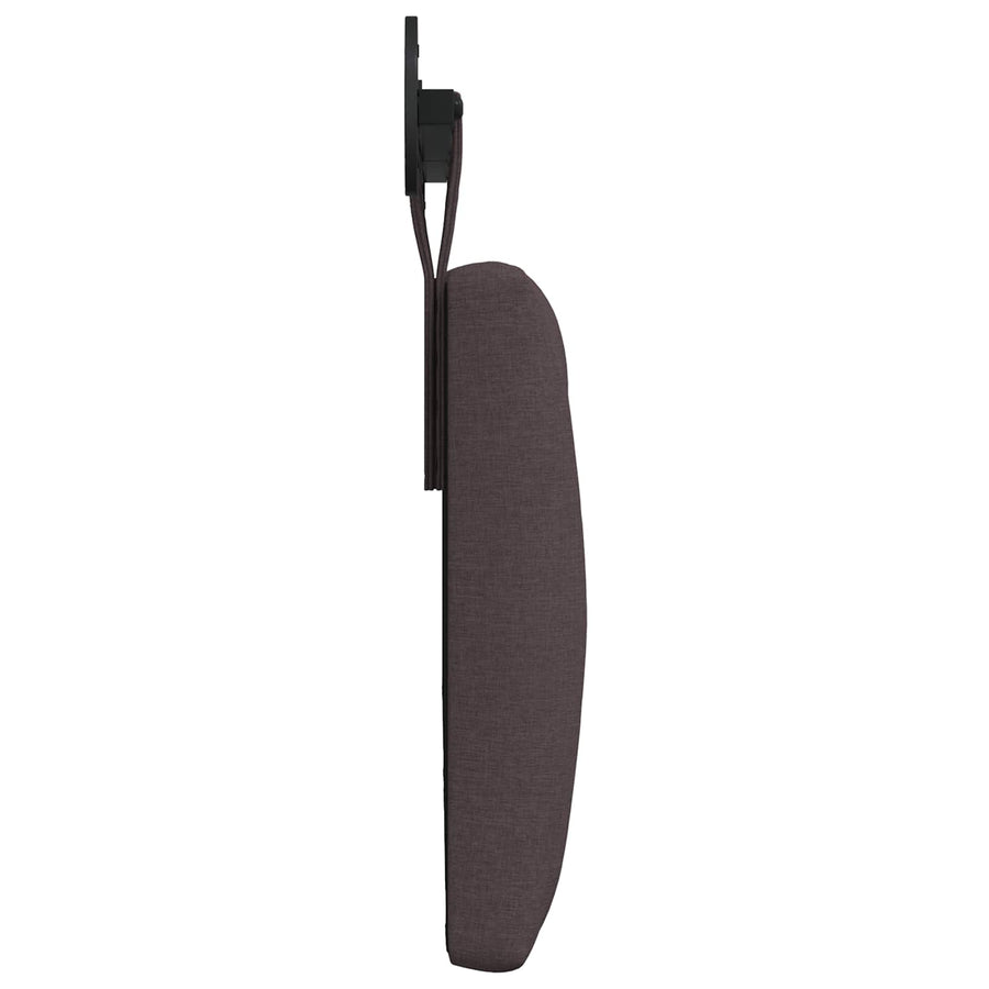 Hangend Hoofdeinde Donkerbruin 130 x 55 x 7 cm Stof