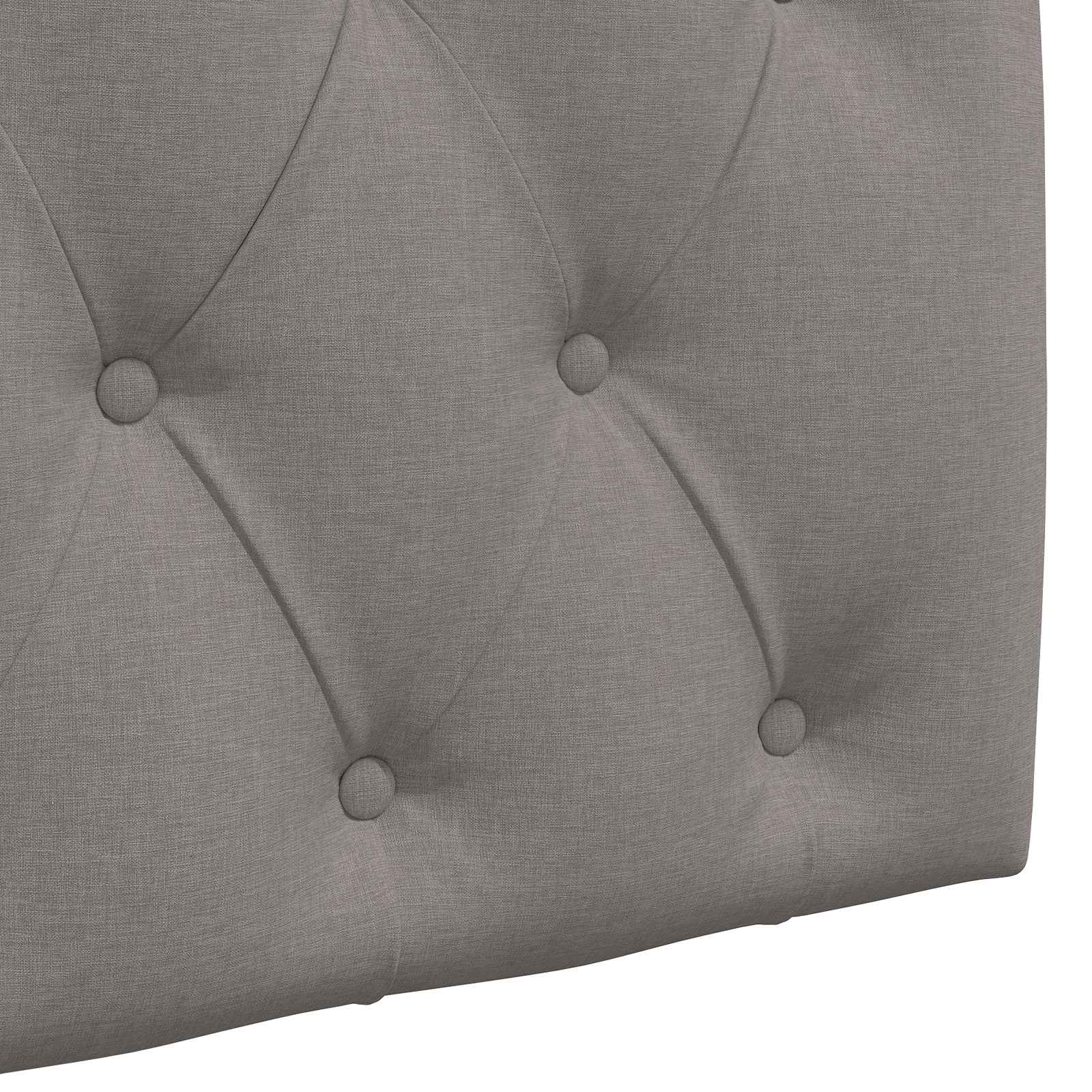Hangend Hoofdeinde Wandgemonteerd Taupe 130 x 55 x 7 cm Stof