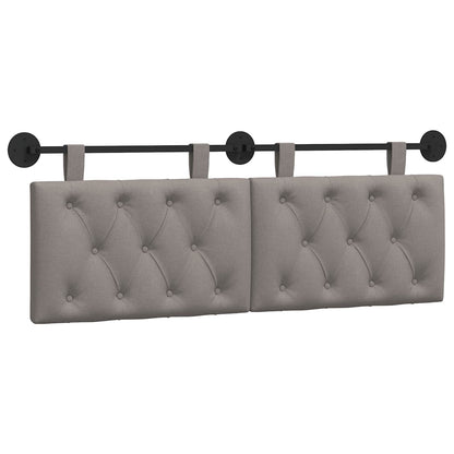 Hangend Hoofdeinde Wandgemonteerd Taupe 130 x 55 x 7 cm Stof