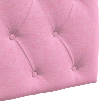 Hangend Hoofdeinde Wandgemonteerd Roze 130 x 55 x 7 cm Stof