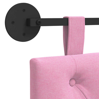 Hangend Hoofdeinde Wandgemonteerd Roze 130 x 55 x 7 cm Stof