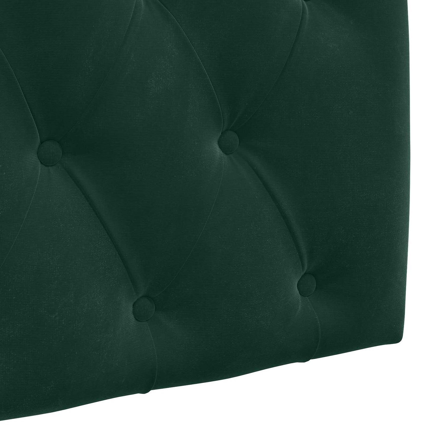 Hangend Hoofdeinde Donkergroen 130 x 55 x 7 cm Fluweel