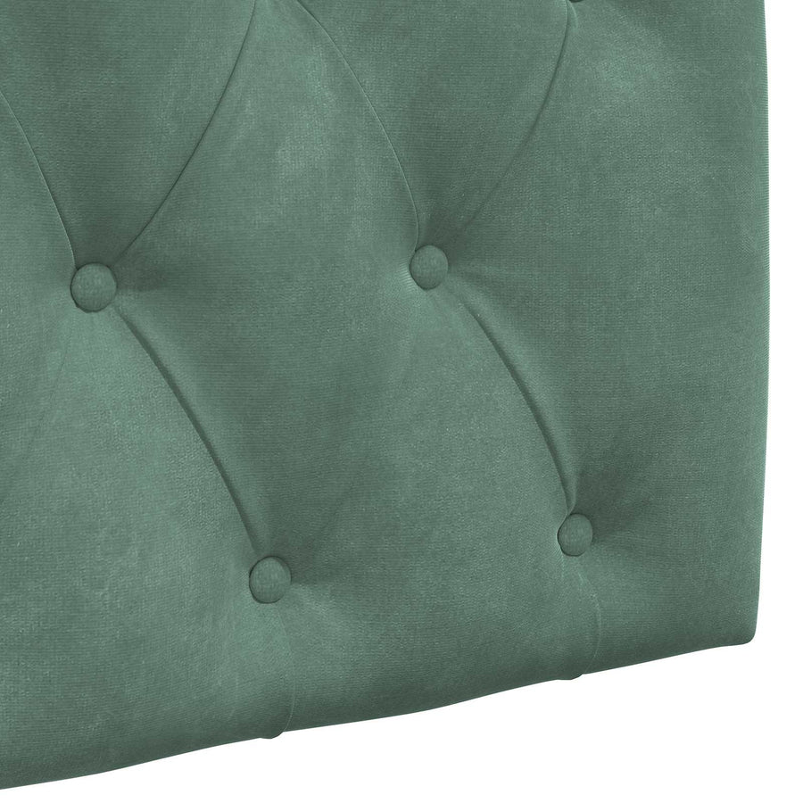 Hangend Hoofdeinde Zeegroen 130 x 55 x 7 cm Fluweel