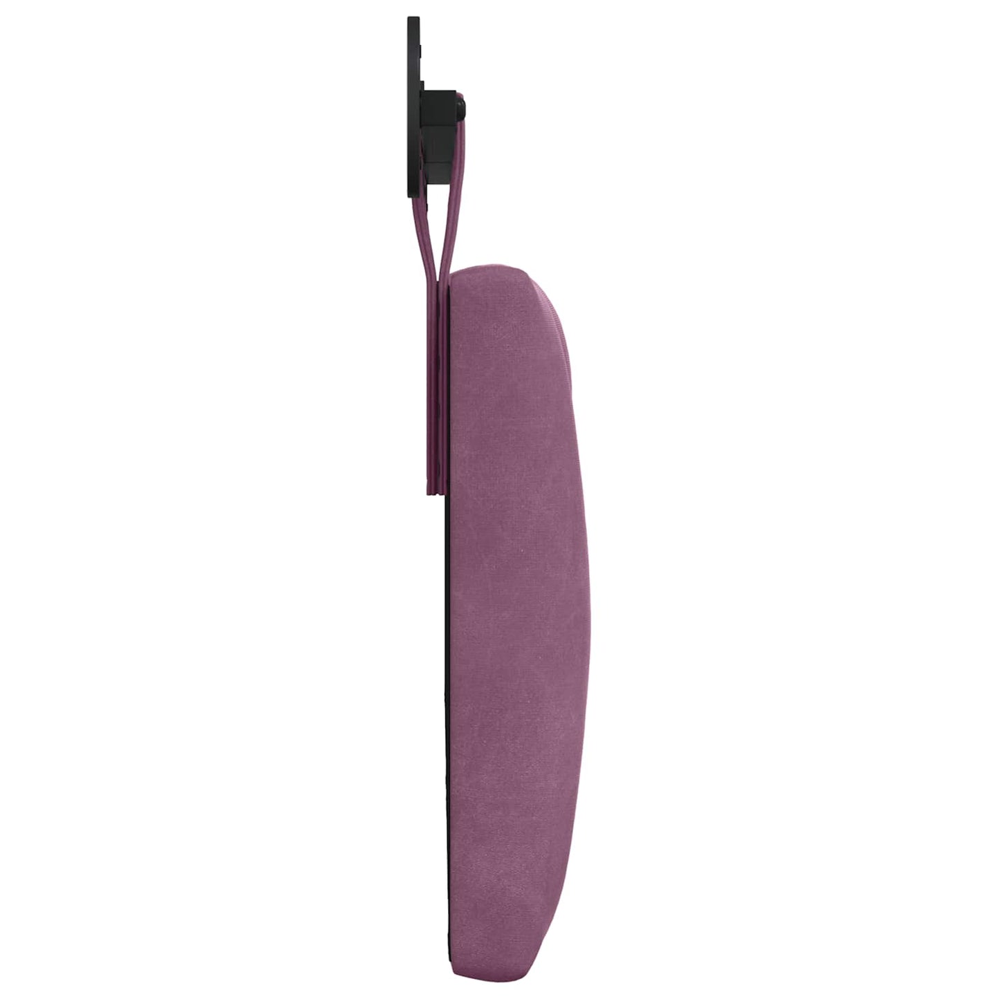 Hangend Hoofdeinde Wandgemonteerd Paars 130 x 55 x 7 cm Fluweel
