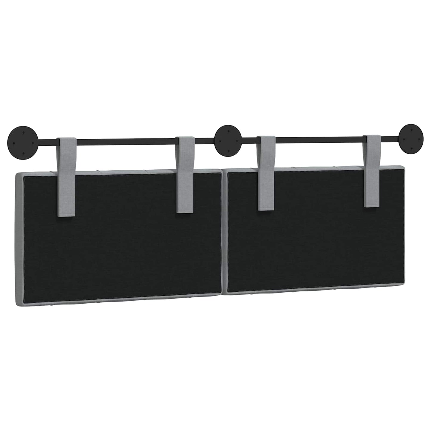 Hangend Hoofdeinde Lichtgrijs 150 x 55 x 7 cm Stof