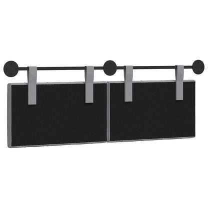 Hangend Hoofdeinde Lichtgrijs 150 x 55 x 7 cm Stof