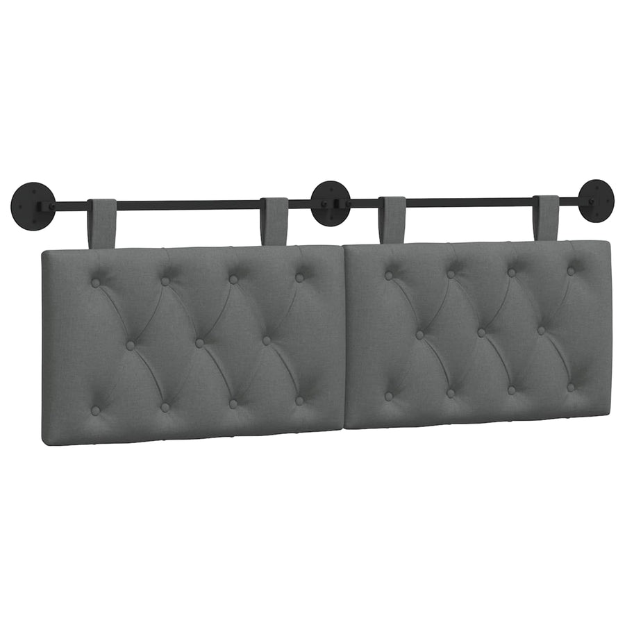 Hangend Hoofdeinde Donkergrijs 150 x 55 x 7 cm Stof