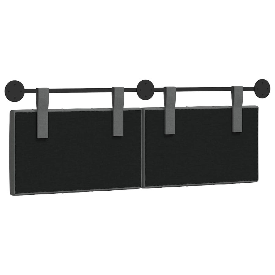 Hangend Hoofdeinde Donkergrijs 150 x 55 x 7 cm Stof