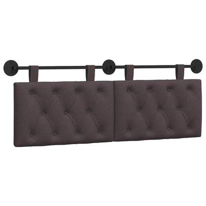 Hangend Hoofdeinde Donkerbruin 150 x 55 x 7 cm Stof
