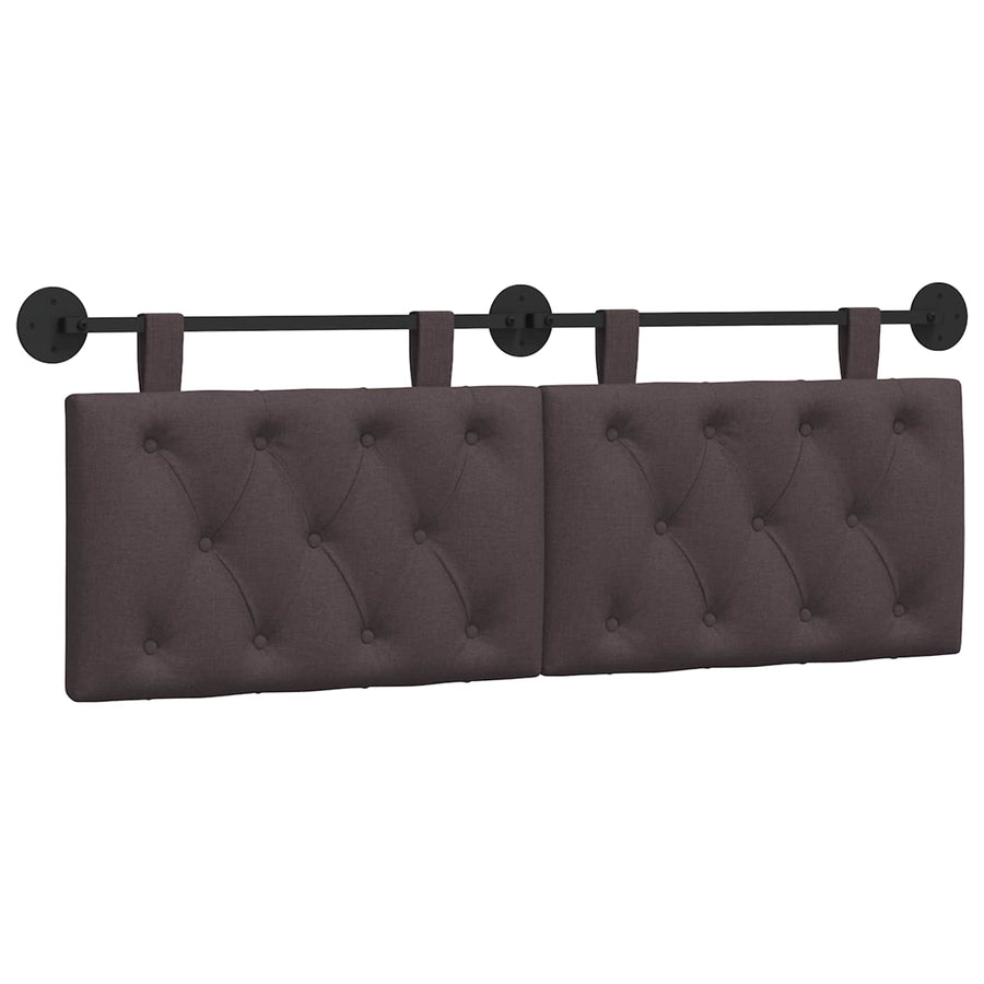 Hangend Hoofdeinde Donkerbruin 150 x 55 x 7 cm Stof